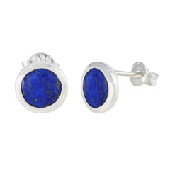 Ying Blue Dainty Solitaire Stud Earring