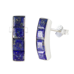 Aria Blue Elegant multiple Stud Earring Lapis Lazuli Blue Stud