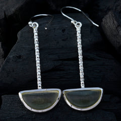 Aurora Yellow Mid weight Solitaire Dangle Earring