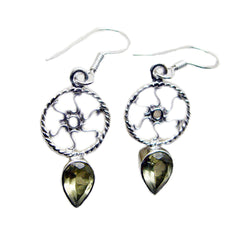 Camila Yellow Dainty multiple Dangle Earring Lemon Quartz Yellow Dangle