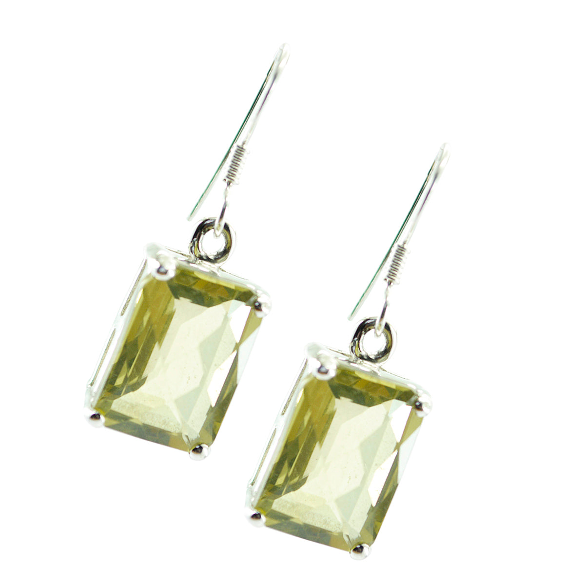 Charlotte Yellow Tiny Solitaire Dangle Earring