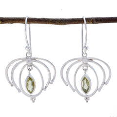 Chloe Yellow Featherlight Solitaire Dangle Earring Lemon Quartz Yellow Dangle