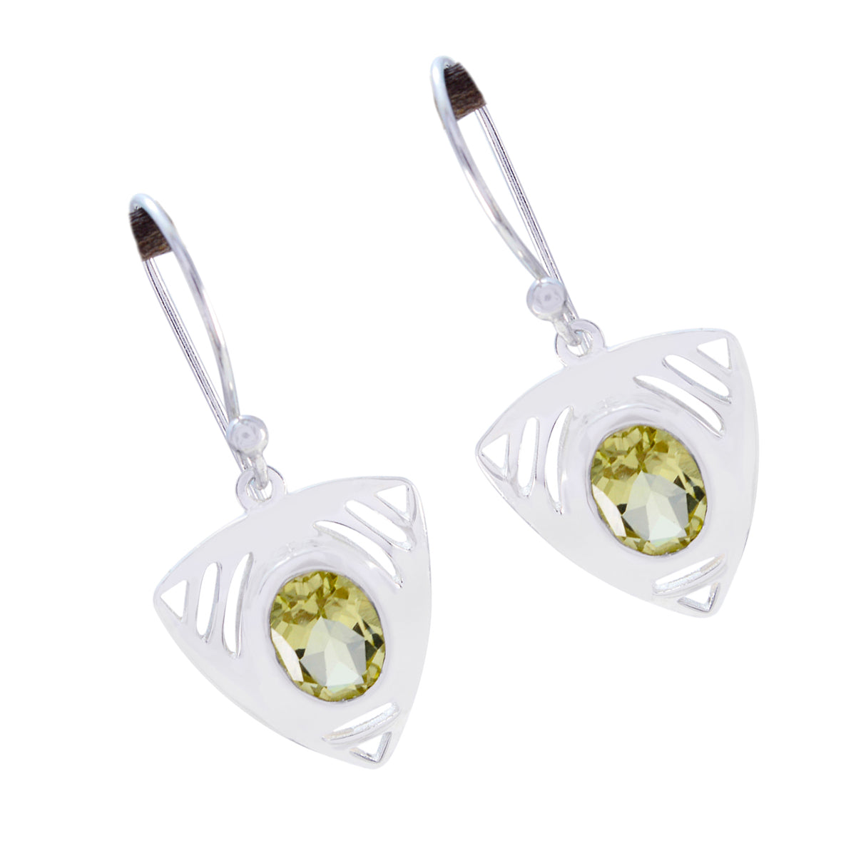 Eleanor Yellow Tiny Solitaire Dangle Earring