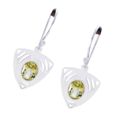Eleanor Yellow Tiny Solitaire Dangle Earring