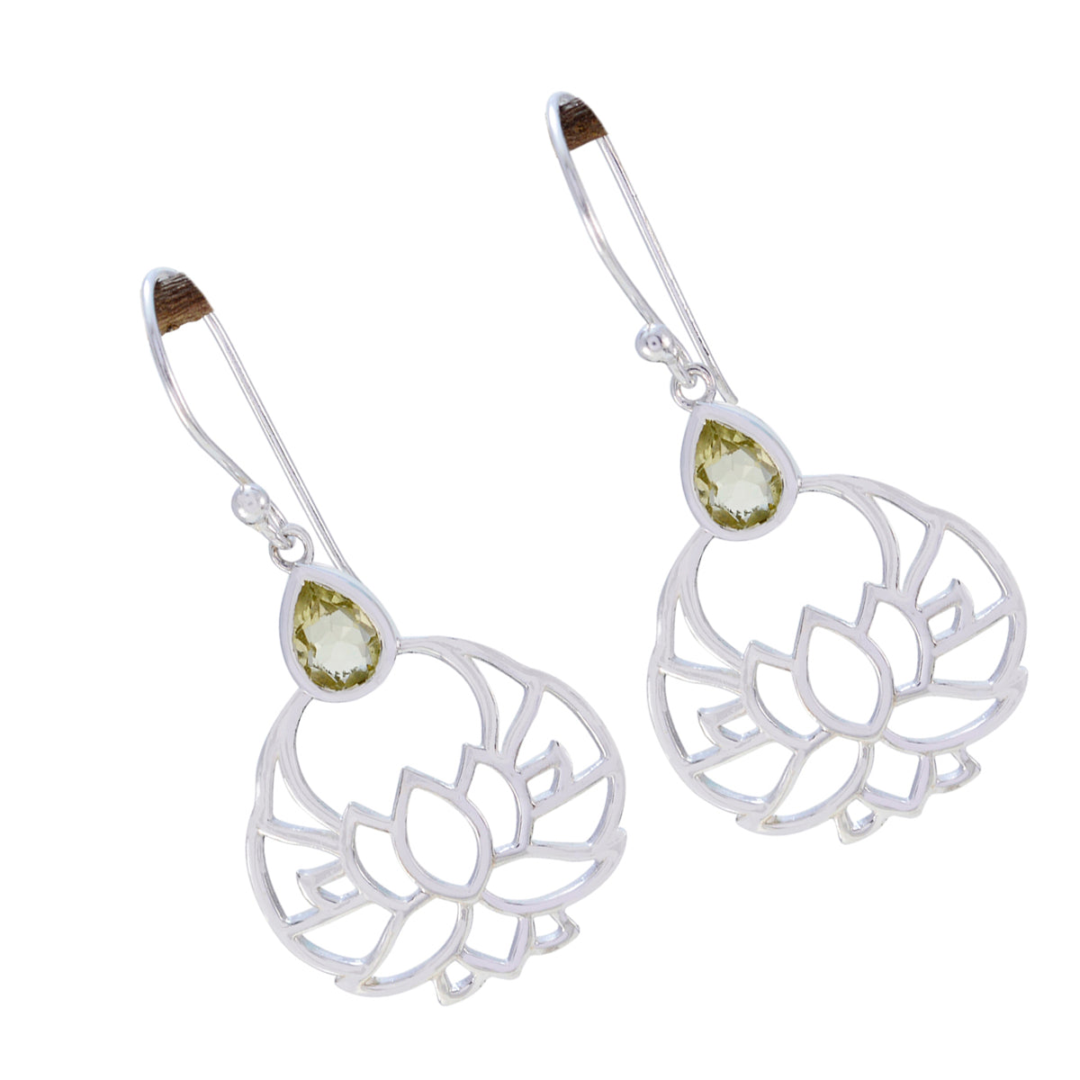 Elena Yellow Featherlight Solitaire Dangle Earring
