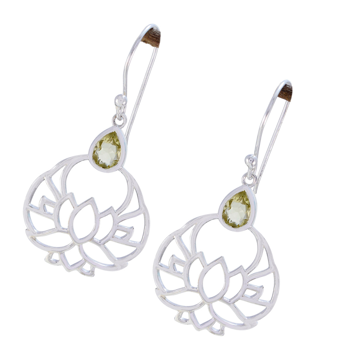 Elena Yellow Featherlight Solitaire Dangle Earring