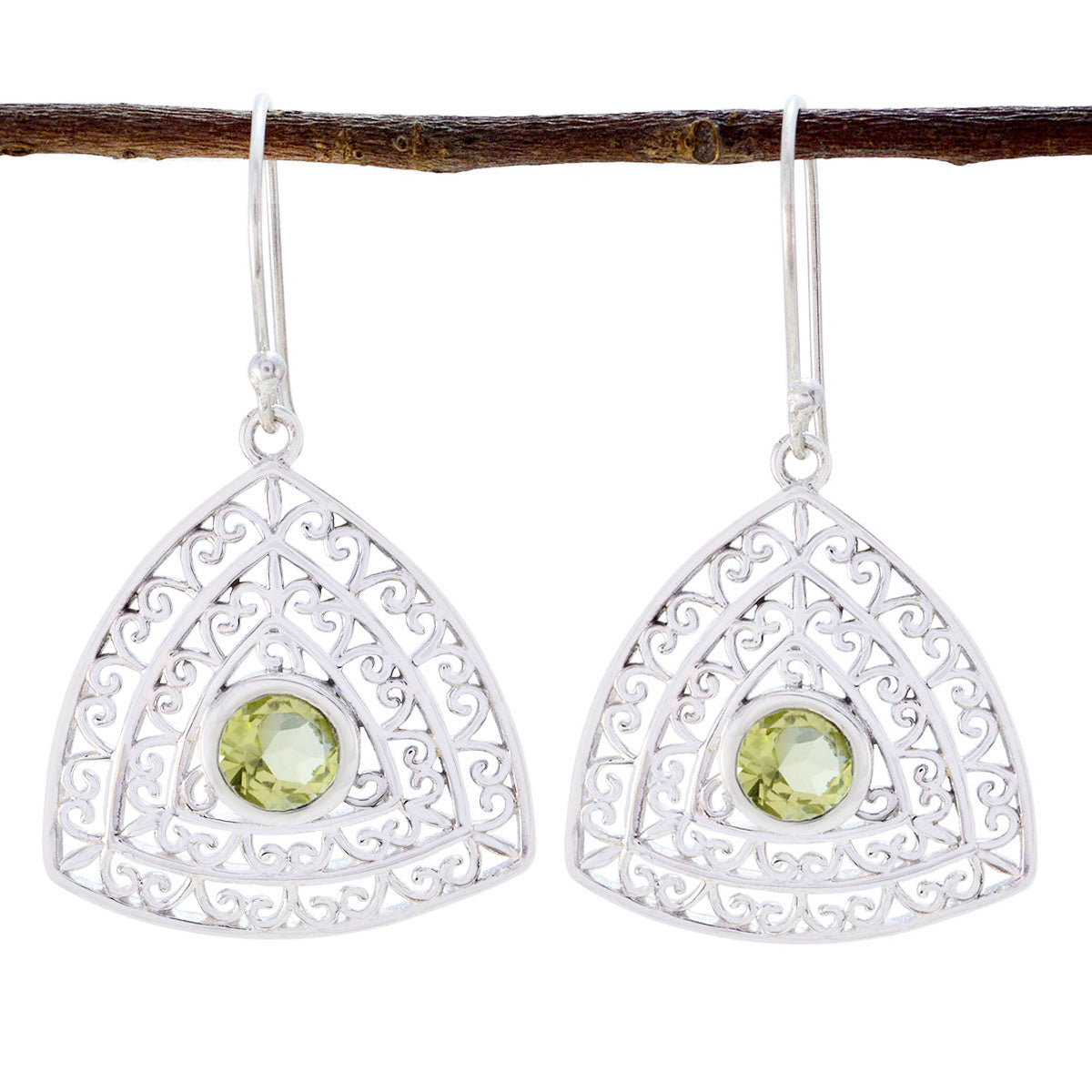 Emilia Yellow Versatile Solitaire Dangle Earring Lemon Quartz Yellow Dangle
