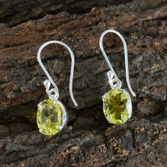 Grace Yellow Delicate Solitaire Dangle Earring
