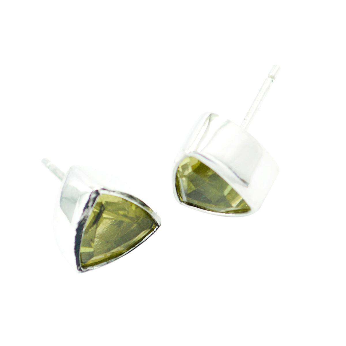 Hanna Yellow Delicate Solitaire Stud Earring
