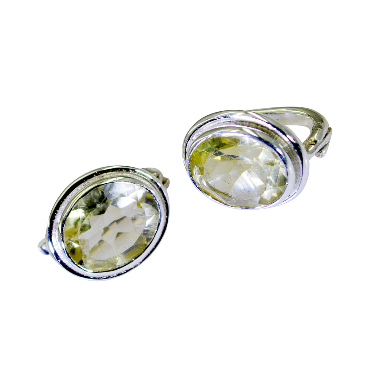 Hannah Yellow Dainty Solitaire Stud Earring