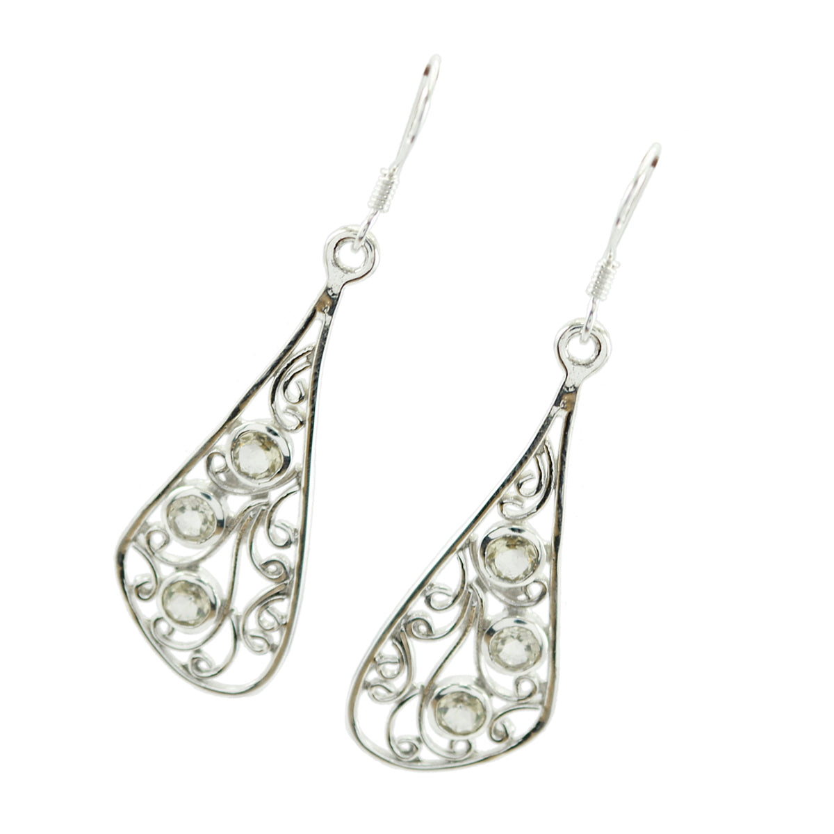 Renata Yellow Whisper thin multiple Dangle Earring