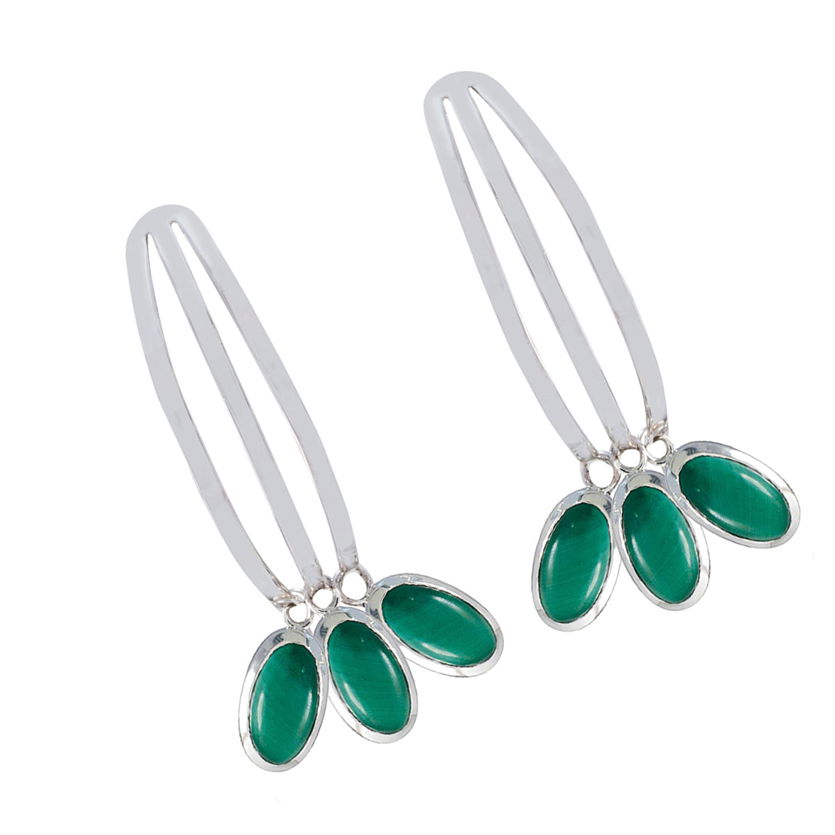 Pilar Green Statement multiple Stud Earring