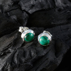 Pauline Green Elegant Solitaire Stud Earring