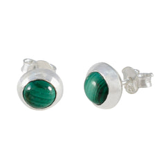 Pauline Green Elegant Solitaire Stud Earring
