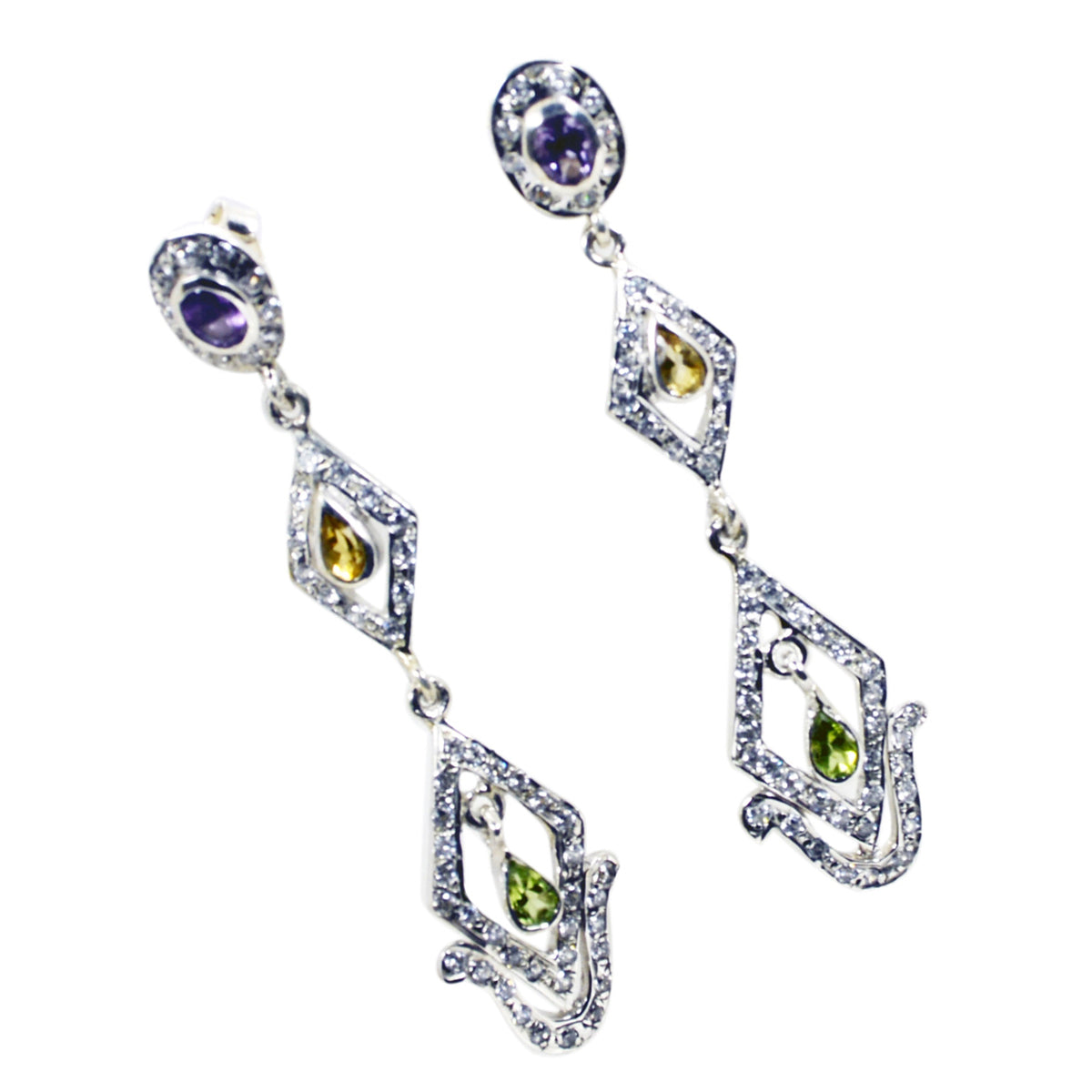 Natcha Green Classic multiple Stud Earring