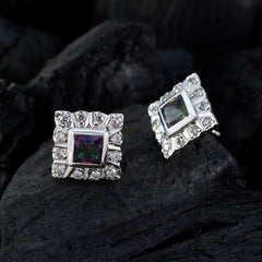 Sarah multicolor Dainty multiple Stud Earring