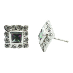 Sarah multicolor Dainty multiple Stud Earring