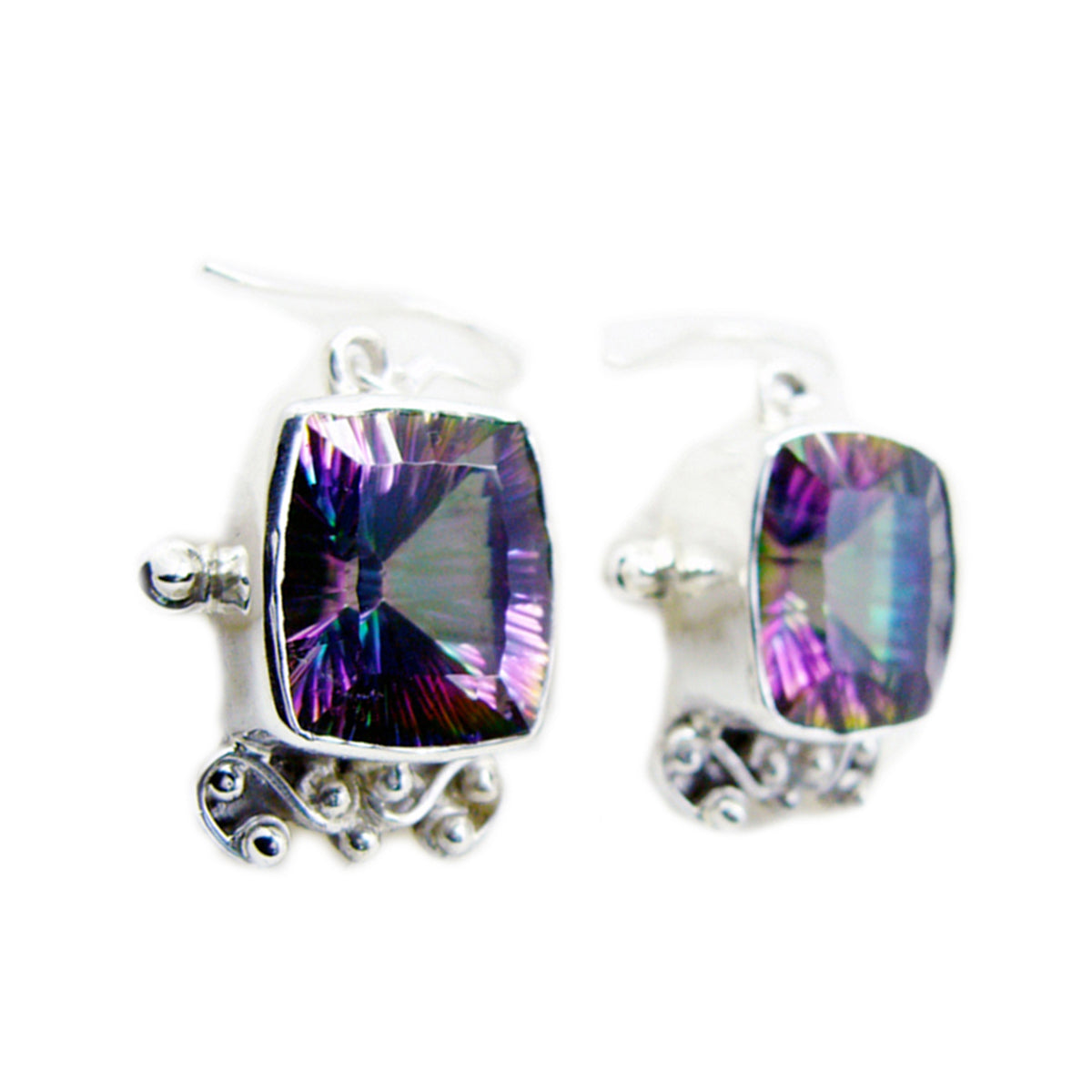 Ayaka multicolor Classic multiple Dangle Earring Mystic Quartz multicolor Dangle