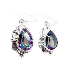 Chen multicolor Classic multiple Dangle Earring Mystic Quartz multicolor Dangle