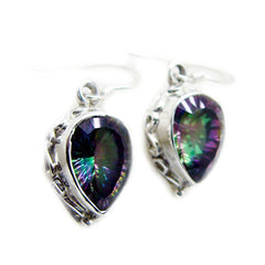 Sakura multicolor Edgy multiple Dangle Earring Mystic Quartz multicolor Dangle