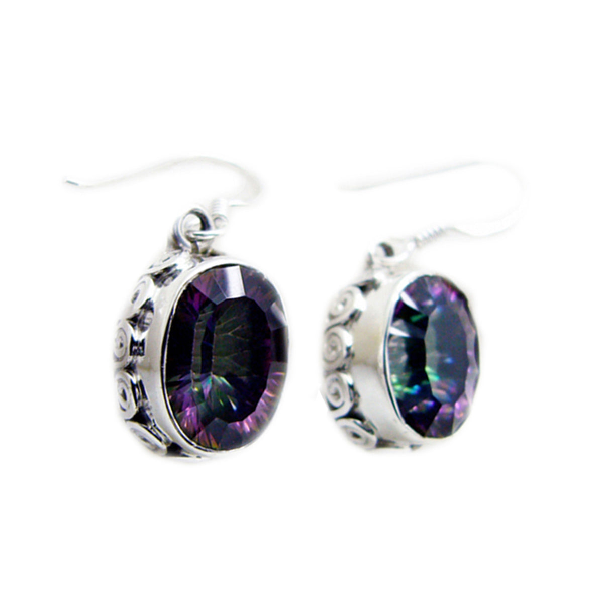 Ling multicolor Classic multiple Dangle Earring Mystic Quartz multicolor Dangle