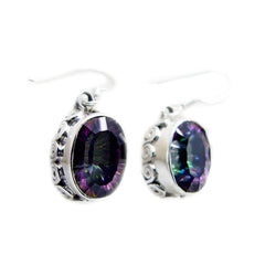 Ling multicolor Classic multiple Dangle Earring Mystic Quartz multicolor Dangle