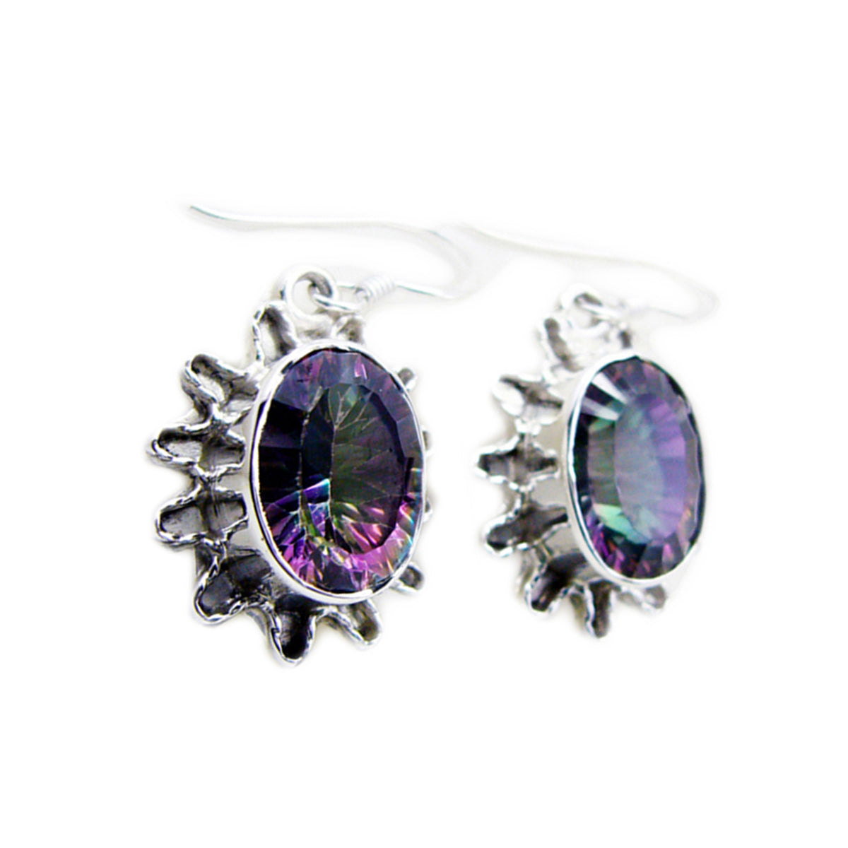 Mei multicolor Classic multiple Dangle Earring Mystic Quartz multicolor Dangle