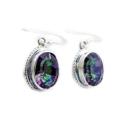 Min seo multicolor Classic multiple Dangle Earring Mystic Quartz multicolor Dangle