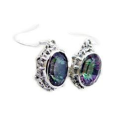 Rina multicolor Classic multiple Dangle Earring Mystic Quartz multicolor Dangle