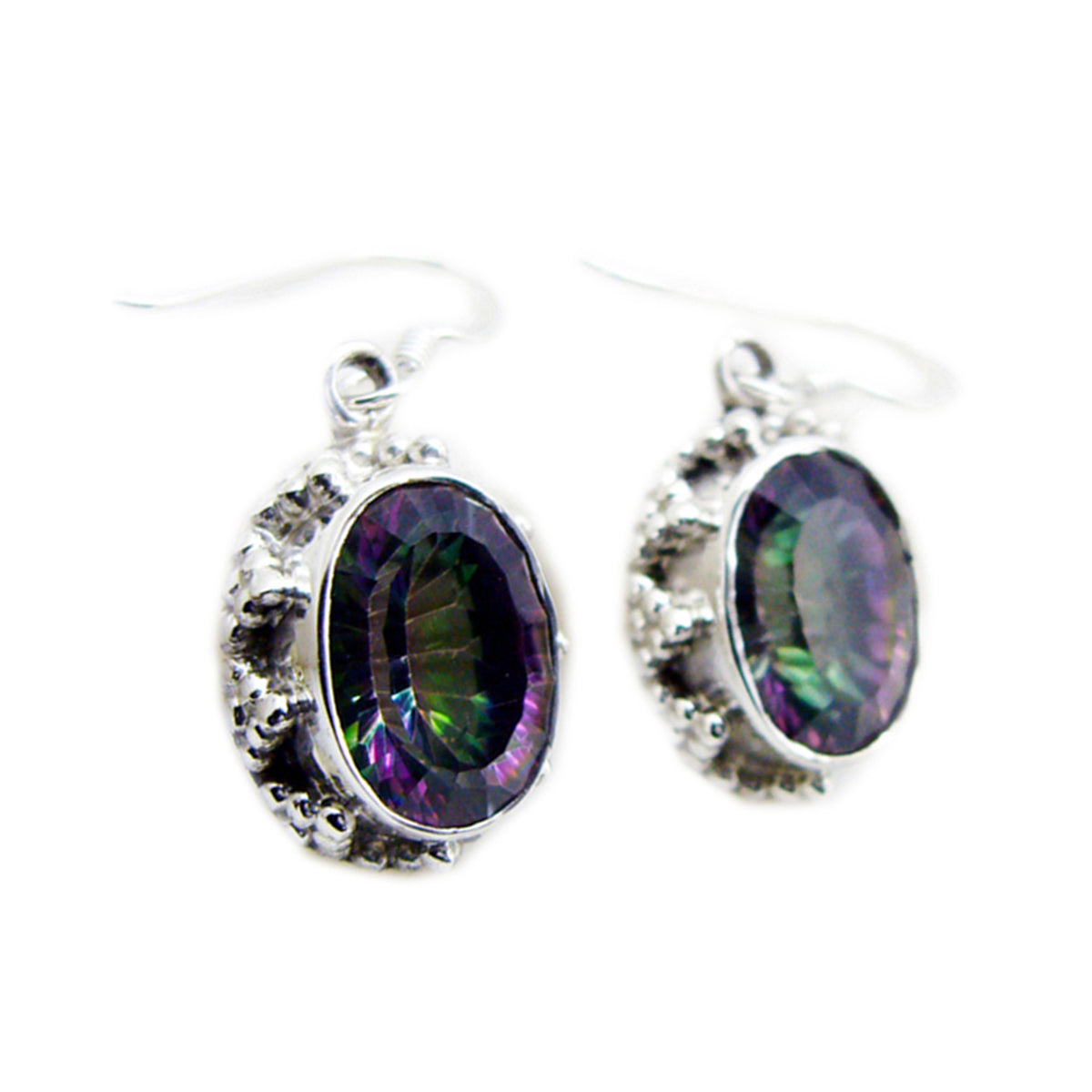 Xiu multicolor Classic multiple Dangle Earring Mystic Quartz multicolor Dangle