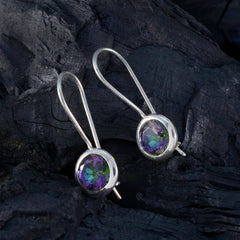 Aaliyah multicolor Dainty Solitaire Dangle Earring