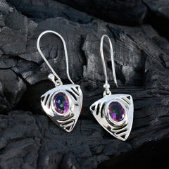 Sophia multicolor Tiny Solitaire Dangle Earring