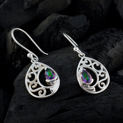Elena multicolor Slim Solitaire Dangle Earring