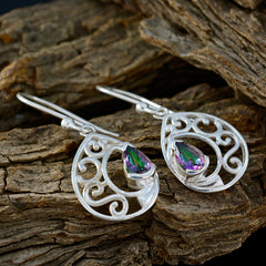 Elena multicolor Slim Solitaire Dangle Earring