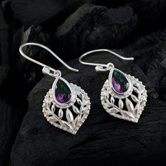 Florencia multicolor Tiny Solitaire Dangle Earring