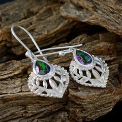 Florencia multicolor Tiny Solitaire Dangle Earring