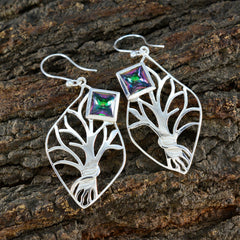 Isadora multicolor Slim Solitaire Dangle Earring