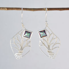 Isadora multicolor Slim Solitaire Dangle Earring