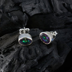 Lucia multicolor Elegant Solitaire Stud Earring