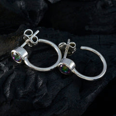 Luisa multicolor Elegant Solitaire Stud Earring
