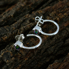 Luisa multicolor Elegant Solitaire Stud Earring