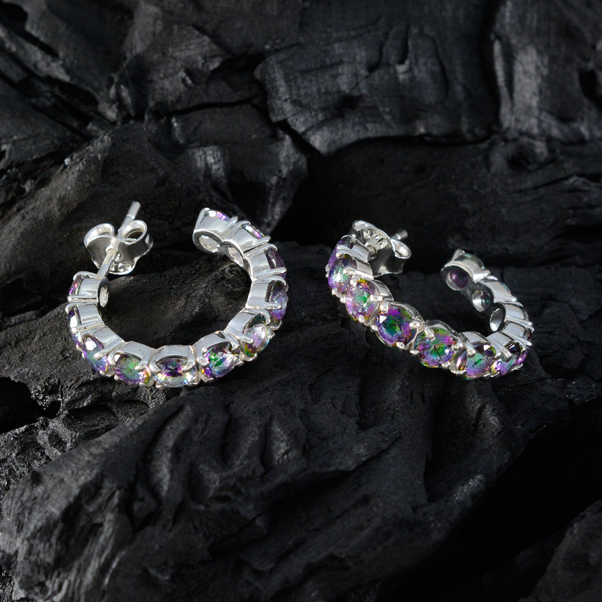 Isadora multicolor Slim multiple Stud Earring