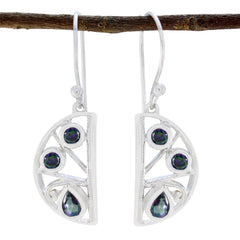 Emi multicolor Mid weight Trilogy Dangle Earring Mystic Quartz multicolor Dangle