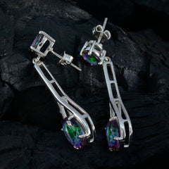 Ling multicolor Minimal Toi et Moi Stud Earring