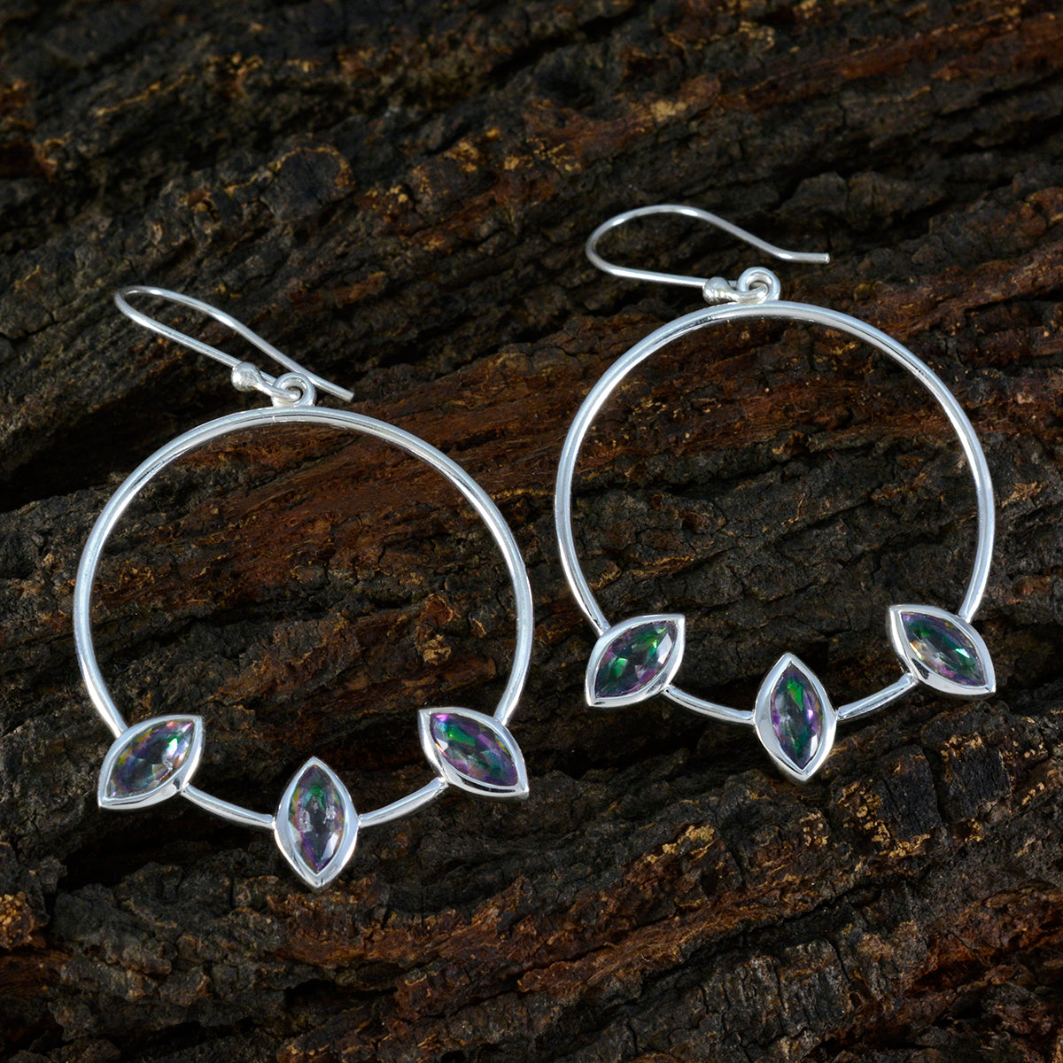 Lucia multicolor Minimal Trilogy Dangle Earring