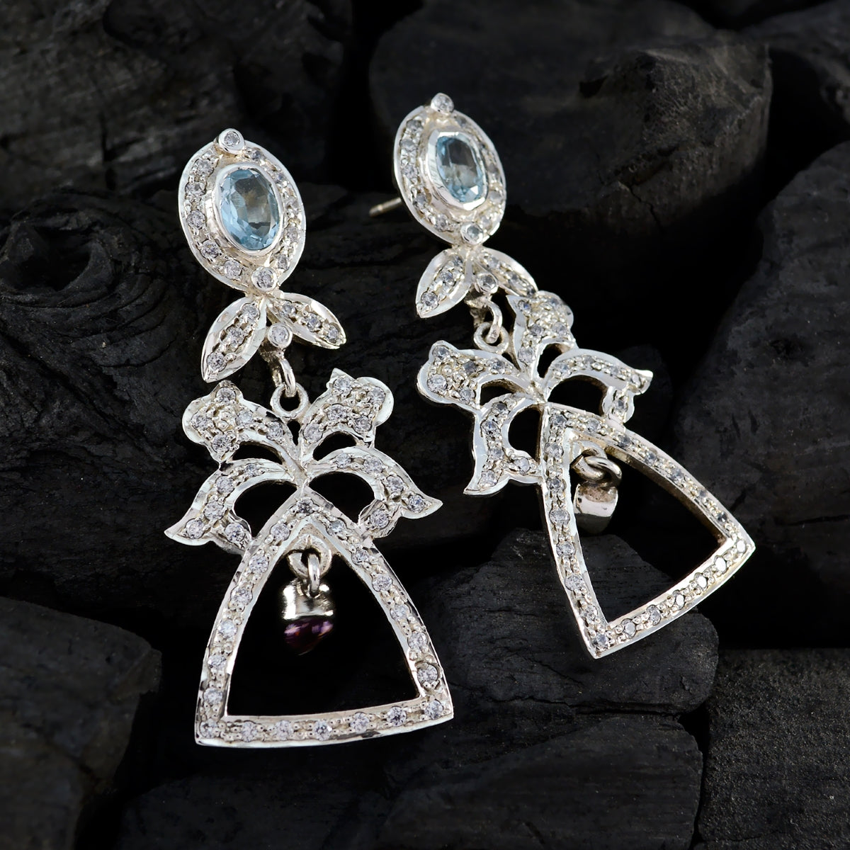 Ananya multicolor Edgy multiple Stud Earring