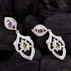 Liyana multicolor Edgy multiple Stud Earring