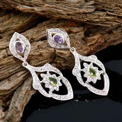 Liyana multicolor Edgy multiple Stud Earring
