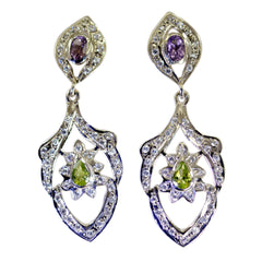 Liyana multicolor Edgy multiple Stud Earring