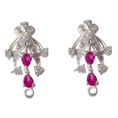 Paula multicolor Elegant multiple Stud Earring Multi CZ multicolor Stud